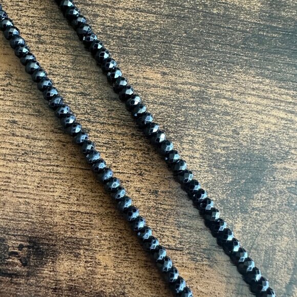 David Yurman Memento Mori Skull Station Necklace w/ Black Spinel - 23" - Picture 8 of 15